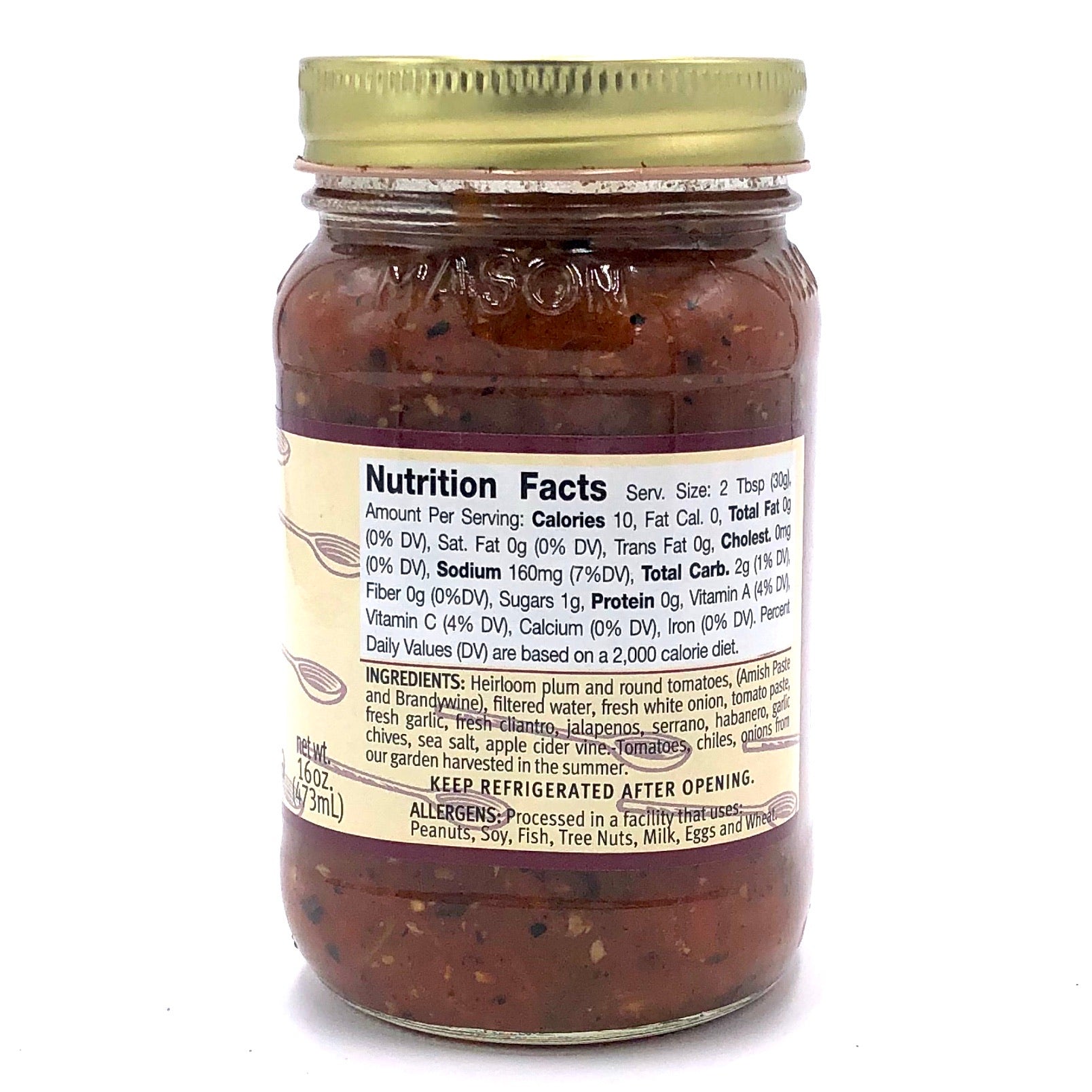 House Salsa Heirloom Tomato Salsa, 16 oz – River Valley Ranch & Kitchens