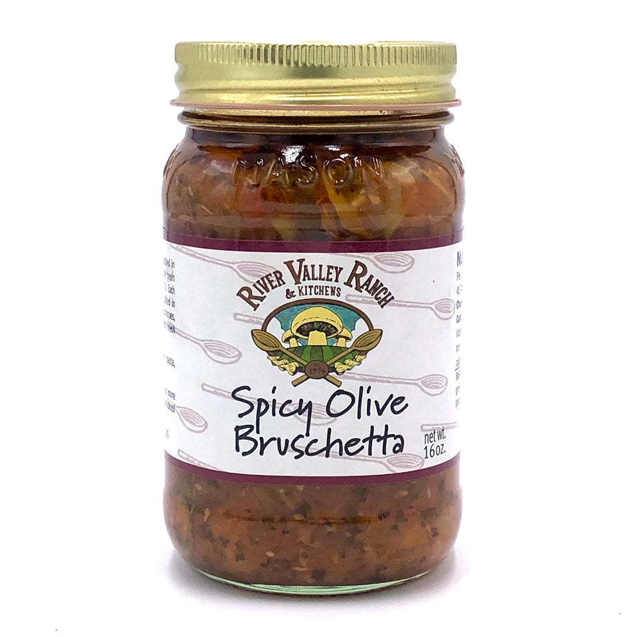 Spicy Olive Bruschetta Spread, 16 oz – River Valley Ranch & Kitchens